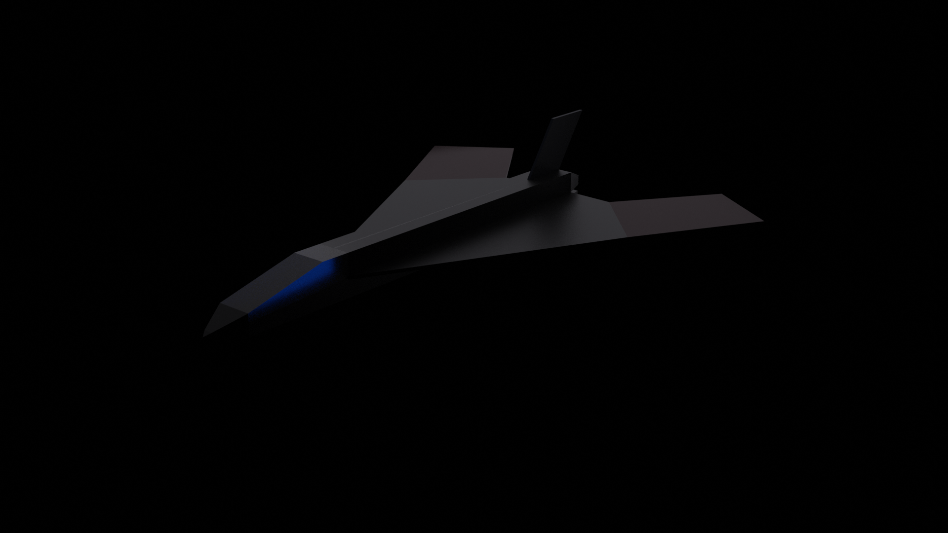 Very low poly cool jet preview image 1